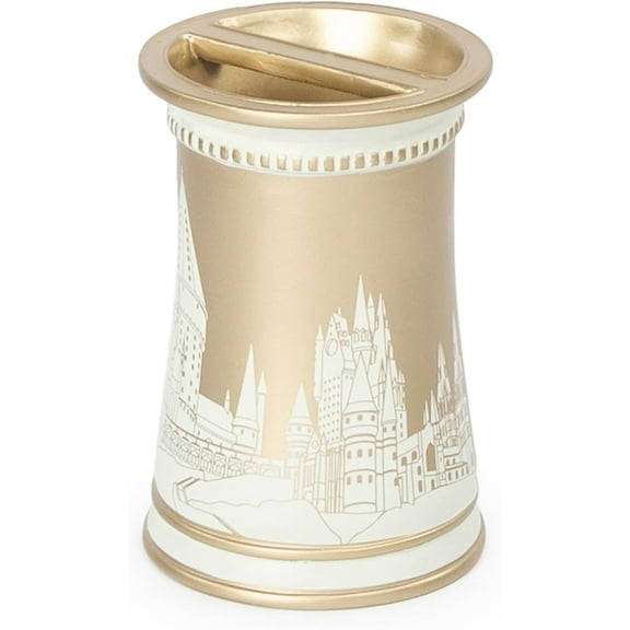 Harry Potter Gold Hogwarts Crest Toothbrush Holder