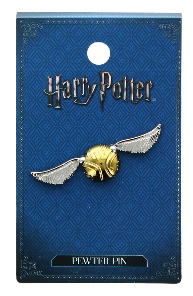 Harry Potter Snitch Crest Pewter Lapel Pin
