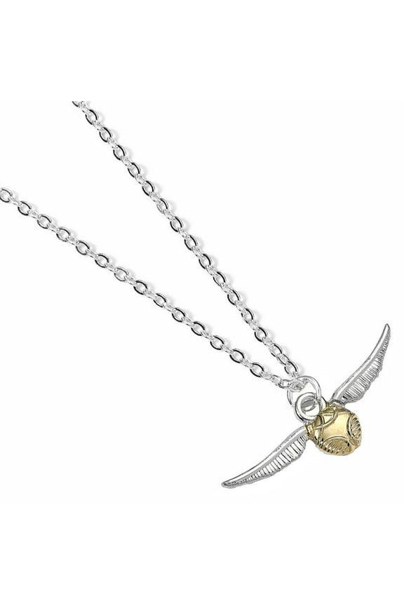 Golden Snitch Silver Plated Pendant Necklace