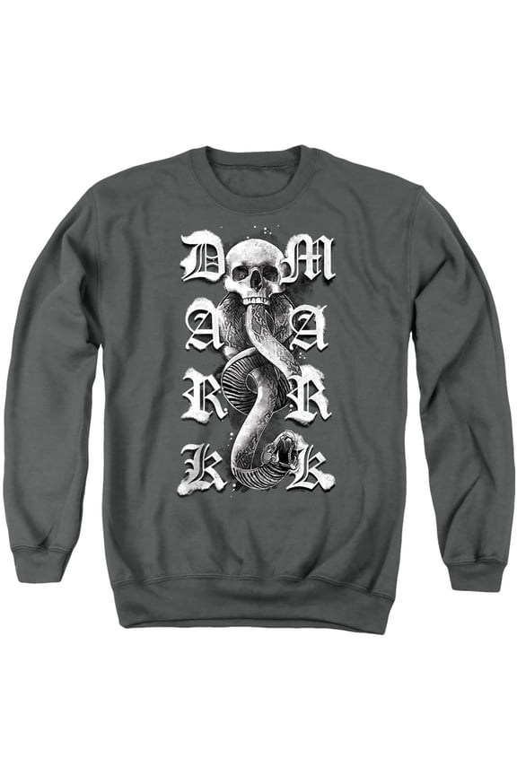 Gothic Dark Mark Unisex Adult Crewneck Sweatshirt, Charcoal, 3X-Large