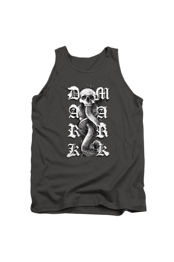 Gothic Dark Mark Unisex Adult Tank Top, Charcoal, Medium