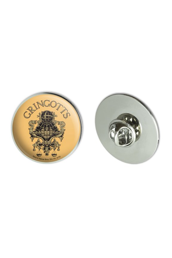 Harry Potter Gringotts Logo Metal 1.1" Tie Tack Hat Lapel Pin Pinback