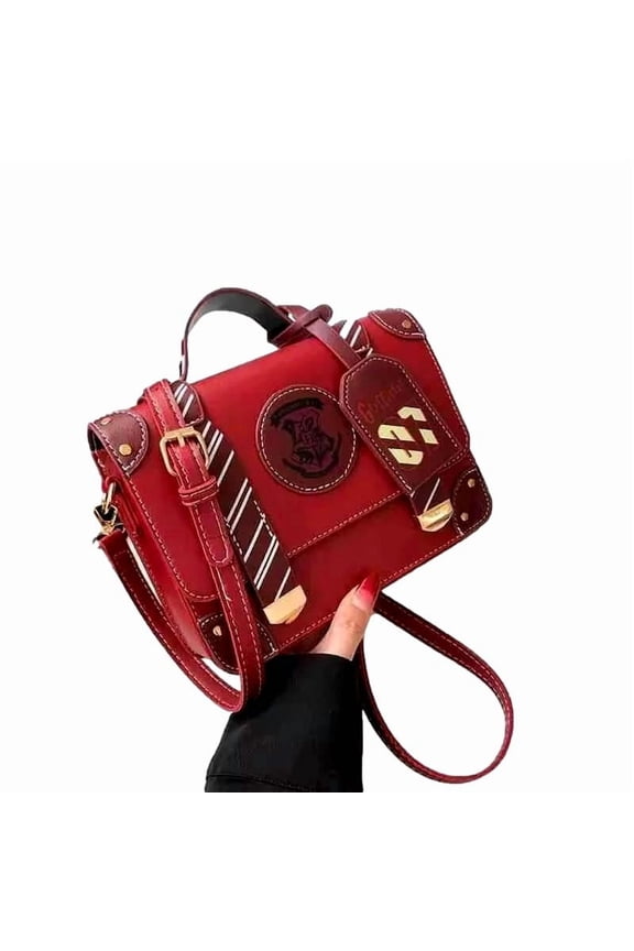 Harry Potter Gryffindor 9x7 inch Crossbody Snap Close Designer Handbag