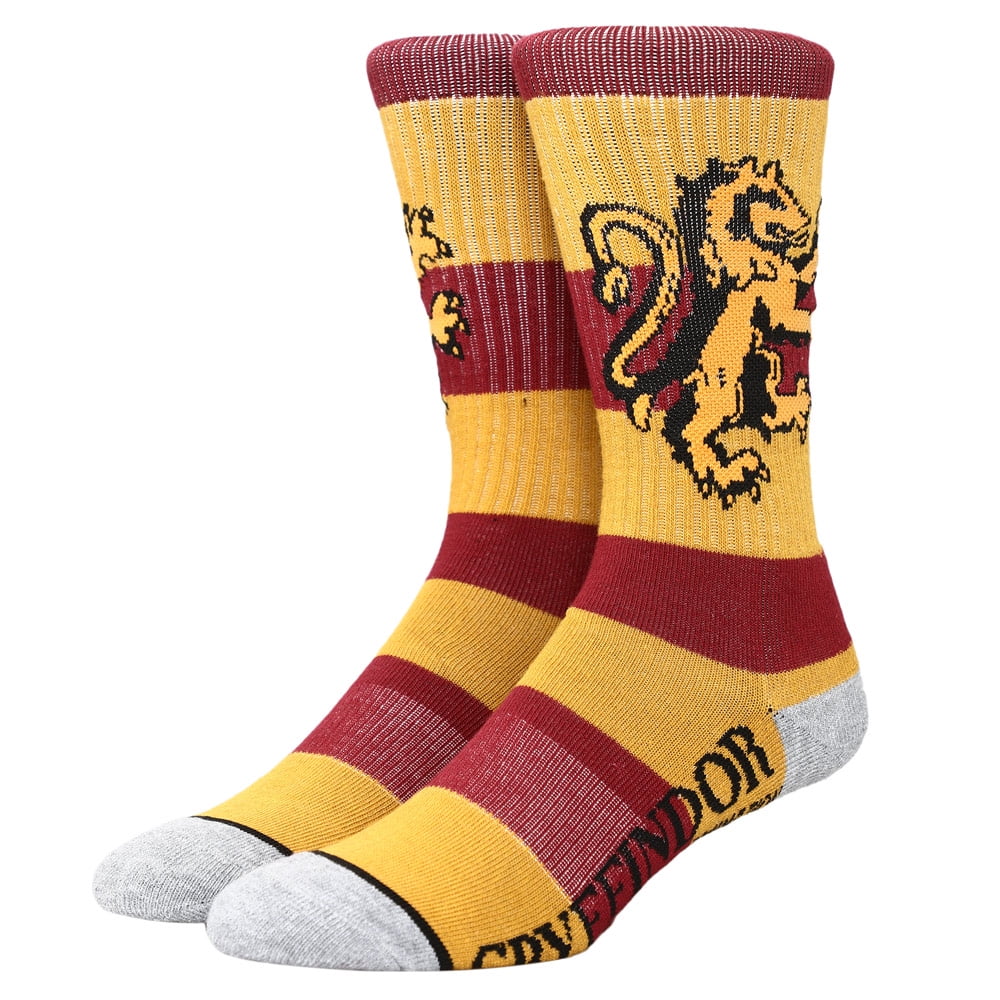 BIOWORLD Harry Potter Gryffindor Athletic Crew Socks for Men
