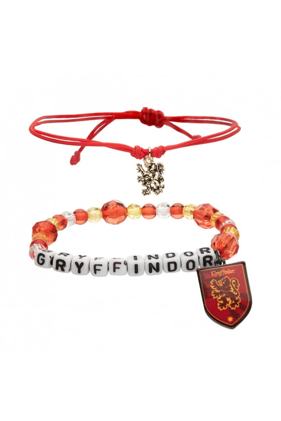 House Gryffindor 2-Piece Bracelet Set