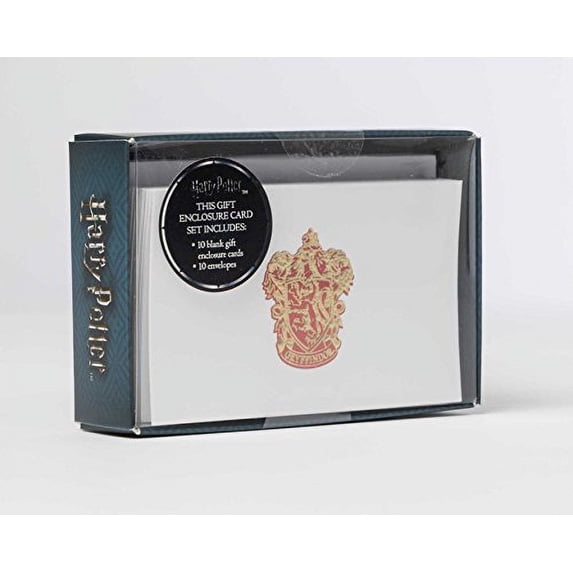 Pre-Owned Harry Potter: Gryffindor Foil Gift Enclosure Cards (Set of 10) (Paperback) by Insight Editions