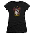 thumbnail image 1 of Harry Potter Gryffindor Crest S/S Junior Women's T-Shirt Sheer Black, 1 of 2