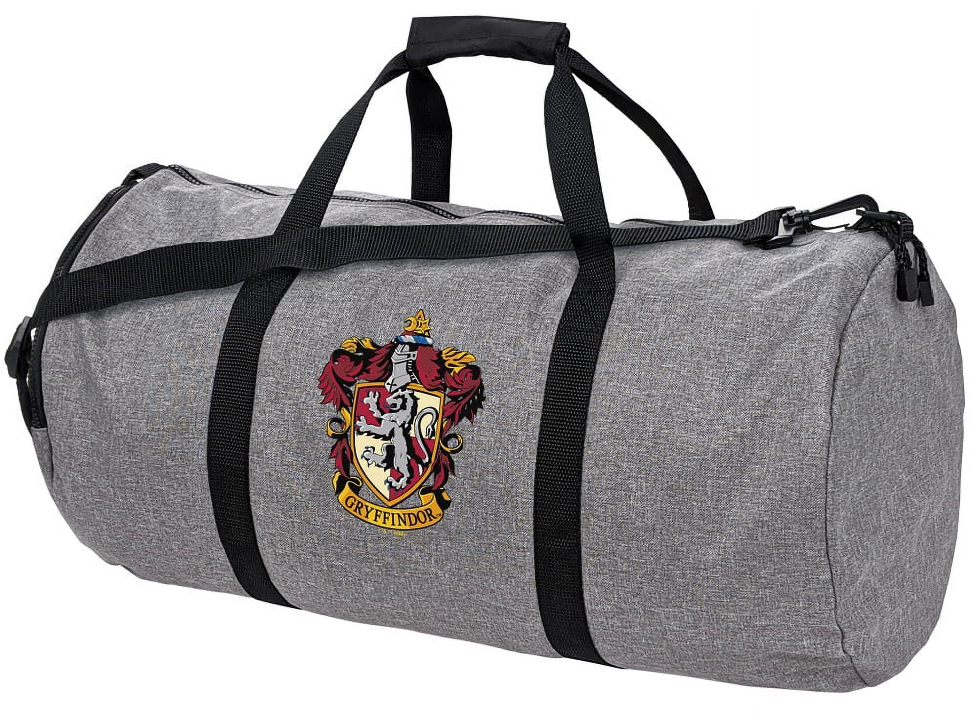 Harry Potter Gryffindor Crest Lightweight Duffel Bag for Sports and Gym Packable for Travel