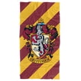 thumbnail image 1 of Harry Potter Gryffindor Crest Officially Licensed Beach Towel 30' X 60', 1 of 6