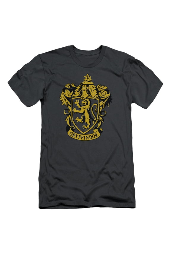 Harry Potter - Gryffindor Crest - Premium Slim Fit Short Sleeve Shirt - XX-Large