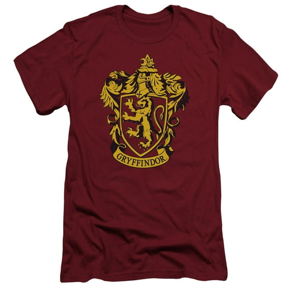 Harry Potter - Gryffindor Crest - Slim Fit Short Sleeve Shirt - Medium