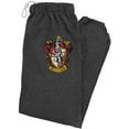 thumbnail image 1 of Harry Potter Gryffindor Crest Unisex Jogger Sweatpants for Men and Women, Charcoal Heather, Small, 1 of 1