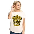 thumbnail image 1 of Harry Potter Gryffindor Crest Women's Graphic T-Shirt Rolled Sleeve Tee, 1 of 6