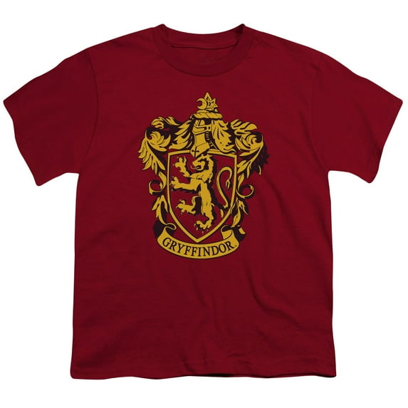Harry Potter Gryffindor Crest S/S Youth 18/1 T-Shirt Cardinal
