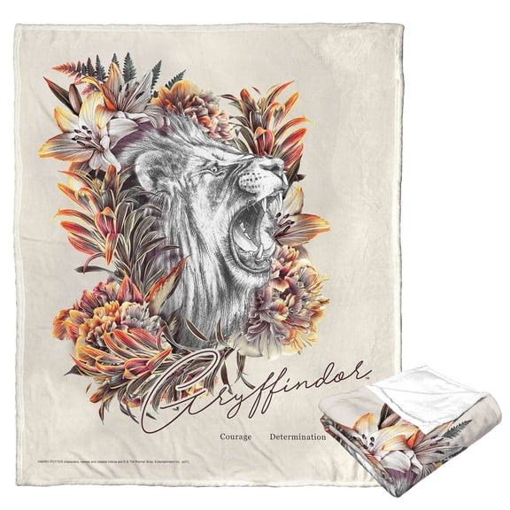 Harry Potter Gryffindor Kids Silk Touch Throw Blanket