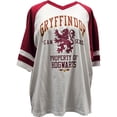 thumbnail image 1 of Harry Potter Gryffindor Ladies V-Neck Raglan Tee, XS-XL, 1 of 4