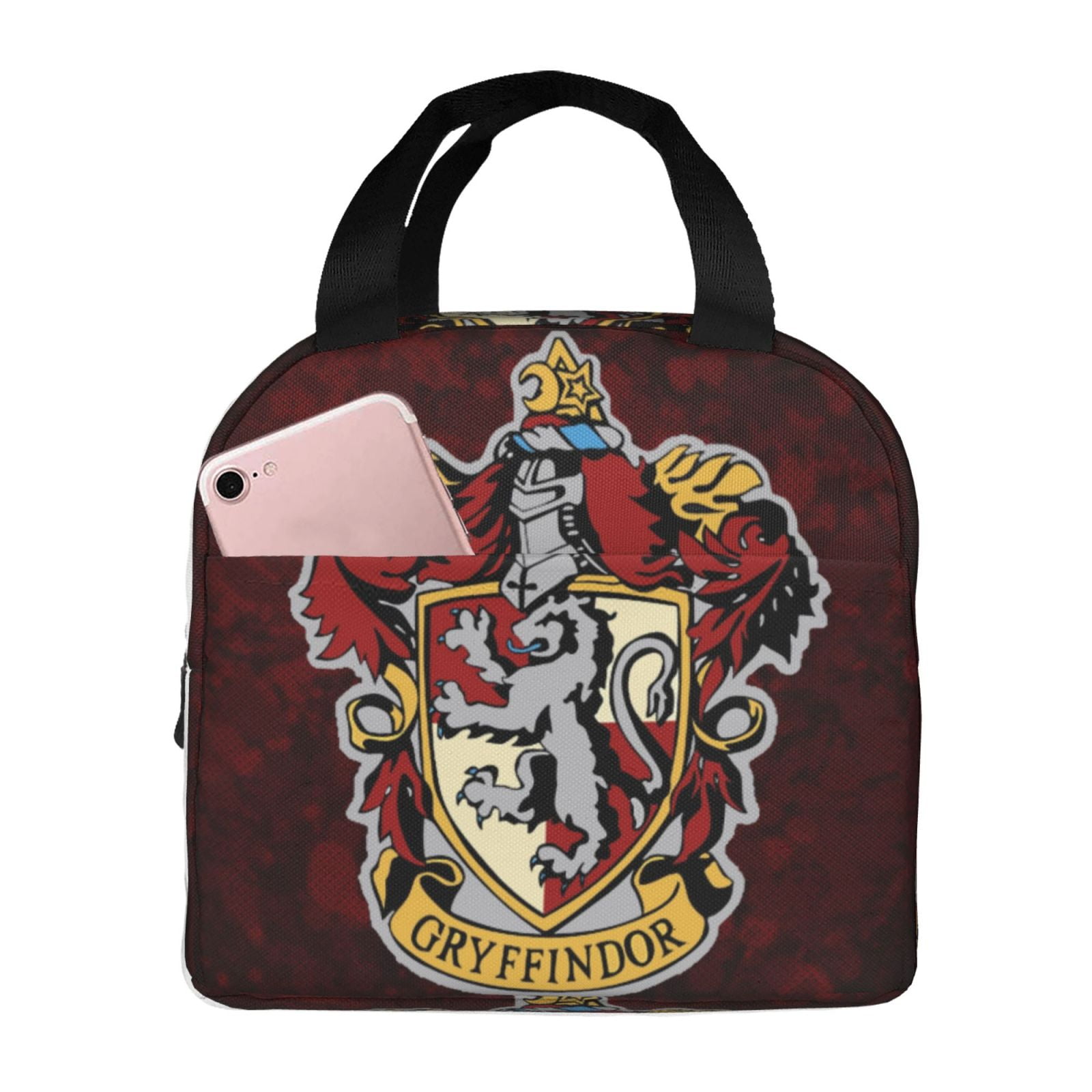 Harry Potter Gryffindor Lunch Bag Reusable Portable Lunch Box Insulated Thermal Cooler Bento Bag Picnic Office School Lunchbag For Adult And Kids Walmart
