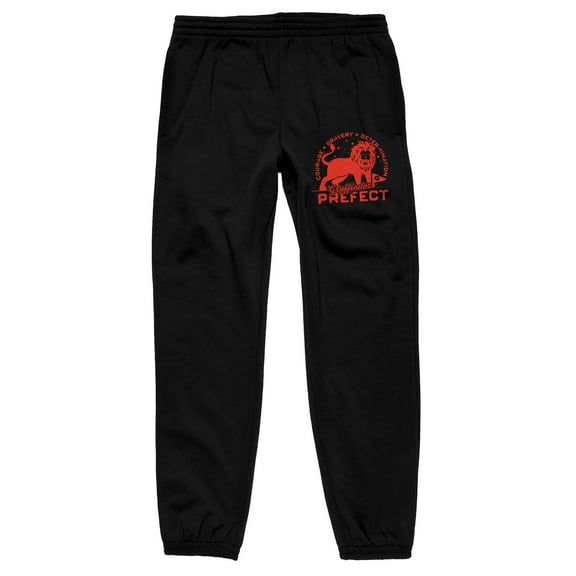 Harry Potter Gryffindor Prefect Men's Black Sweatpants-XL