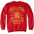 thumbnail image 1 of Harry Potter Gryffindor Quidditch Arch Unisex Adult Crewneck Sweatshirt, Red, Large, 1 of 4
