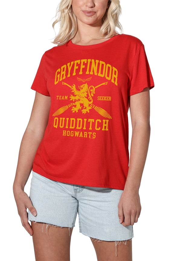 Gryffindor Quidditch Arch Women's Loose T-Shirt, Red, Small