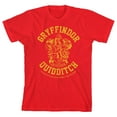 thumbnail image 1 of Harry Potter Gryffindor Quidditch Boy's Red T-shirt-M, 1 of 2