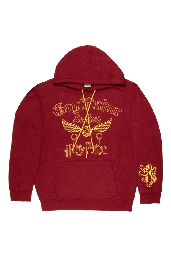 Gryffindor Quidditch Team Seeker Women's Hoodie - Pullover Hooded Sweatshirt for Women and Juniors (Size XXS-XXL)