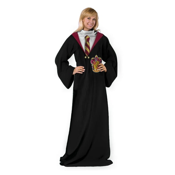 H Potter -Hogwarts Rules Adult Comfy Throw Blanket with Sleeves