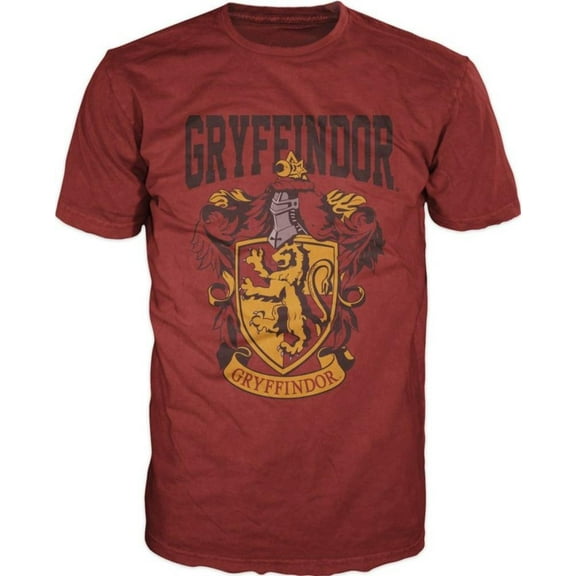 Harry Potter- Gryffindor Shield T-Shirt Size M, Red