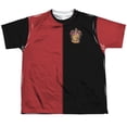thumbnail image 1 of Harry Potter Gryffindor Split Uniform 100% Polyester Youth Costume T Shirt for Boys & Girls, Medium, 1 of 2
