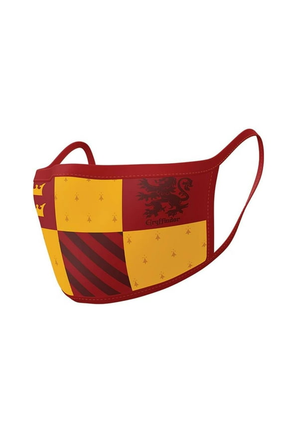 Gryffindor Triple Layer Cotton Fabric Face Mask 2PK