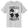 thumbnail image 1 of Harry Potter Gryffindor Versus Slytherin Captains Men's Gray Tee T-Shirt Shirt-Small, 1 of 4