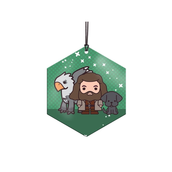 Harry Potter (Hagrid and Friends - Chibi Cartoon) Hanging Metal Print AMHEX097