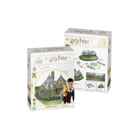 4D Cityscape Harry Potter 3D Paper Puzzles (Hagrids Hut Paper Puzzle)