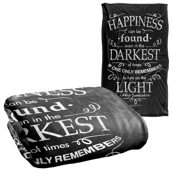Harry Potter Happiness Silky Touch Super Soft Throw Blanket 36" x 58"