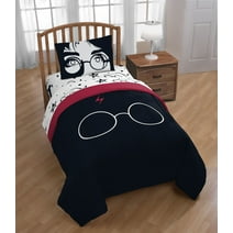 Harry Potter Harry Potter 4 Piece Bed in a Bag, Twin with Comforter, Flat Sheet, Fitted Sheet, Pillowcases