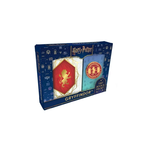 Harry Potter: Gryffindor Tiny Book and Pin Set, (Paperback)
