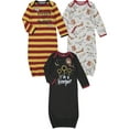 thumbnail image 1 of Harry Potter Harry Potter Hedwig Owl Newborn Baby Boys 3 Pack Sleeper Gowns Newborn, 1 of 5