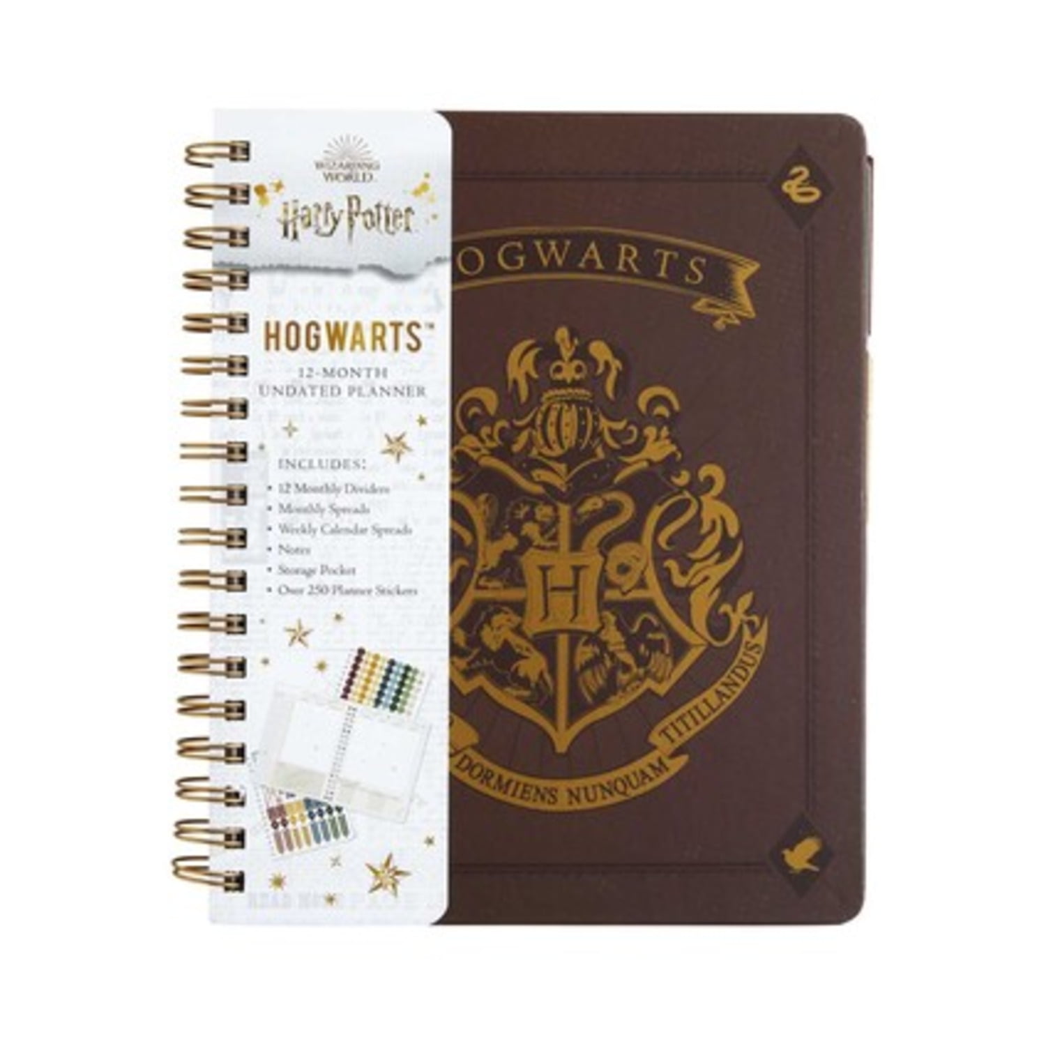 Harry Potter: Harry Potter: Hogwarts 12-Month Undated Planner : (Harry Potter School Planner School, Harry Potter Gift, Harry Potter Stationery, Undated Planner) (Hardcover)