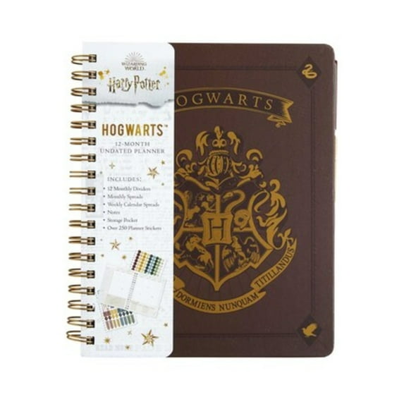 Harry Potter: Harry Potter: Hogwarts 12-Month Undated Planner : (Harry Potter School Planner School, Harry Potter Gift, Harry Potter Stationery, Undated Planner) (Hardcover)