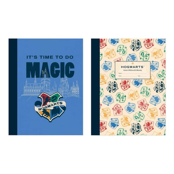 Harry Potter Harry Potter: Hogwarts Composition Notebook Set (Set of 2), (Paperback)