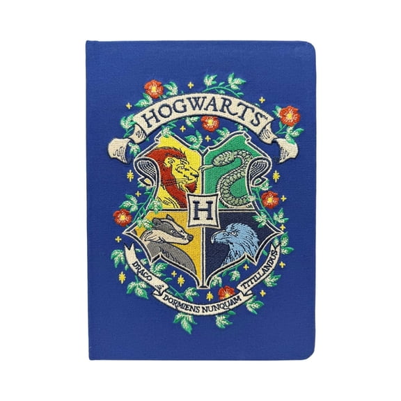 Harry Potter Harry Potter: Hogwarts Crest Embroidered Journal, (Hardcover)