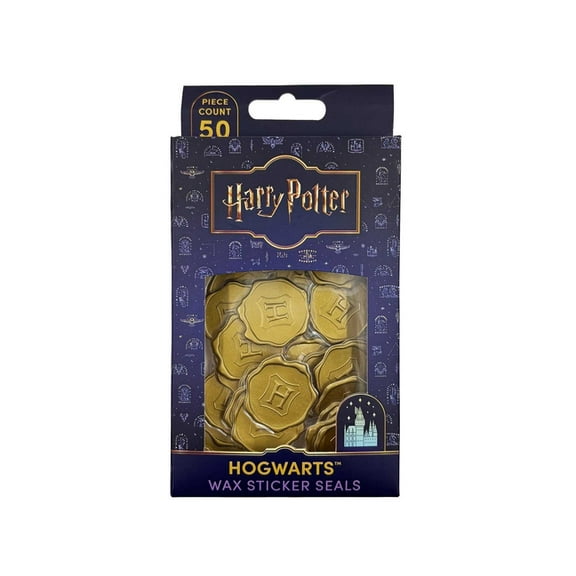 Harry Potter Harry Potter: Hogwarts Gold Wax Sticker Seals (Set of 50), (Hardcover)