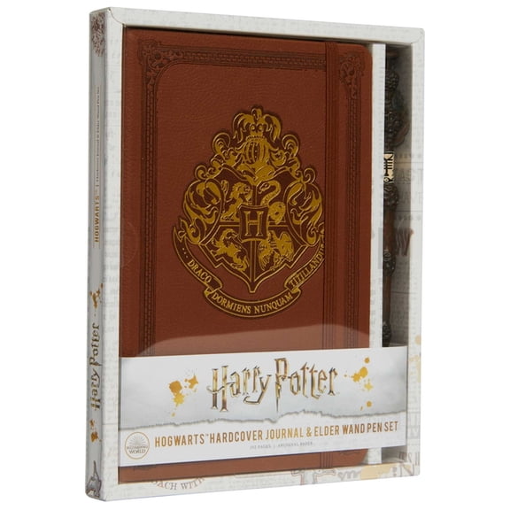 Harry Potter Harry Potter: Hogwarts Hardcover Journal and Elder Wand Pen Set, (Hardcover)