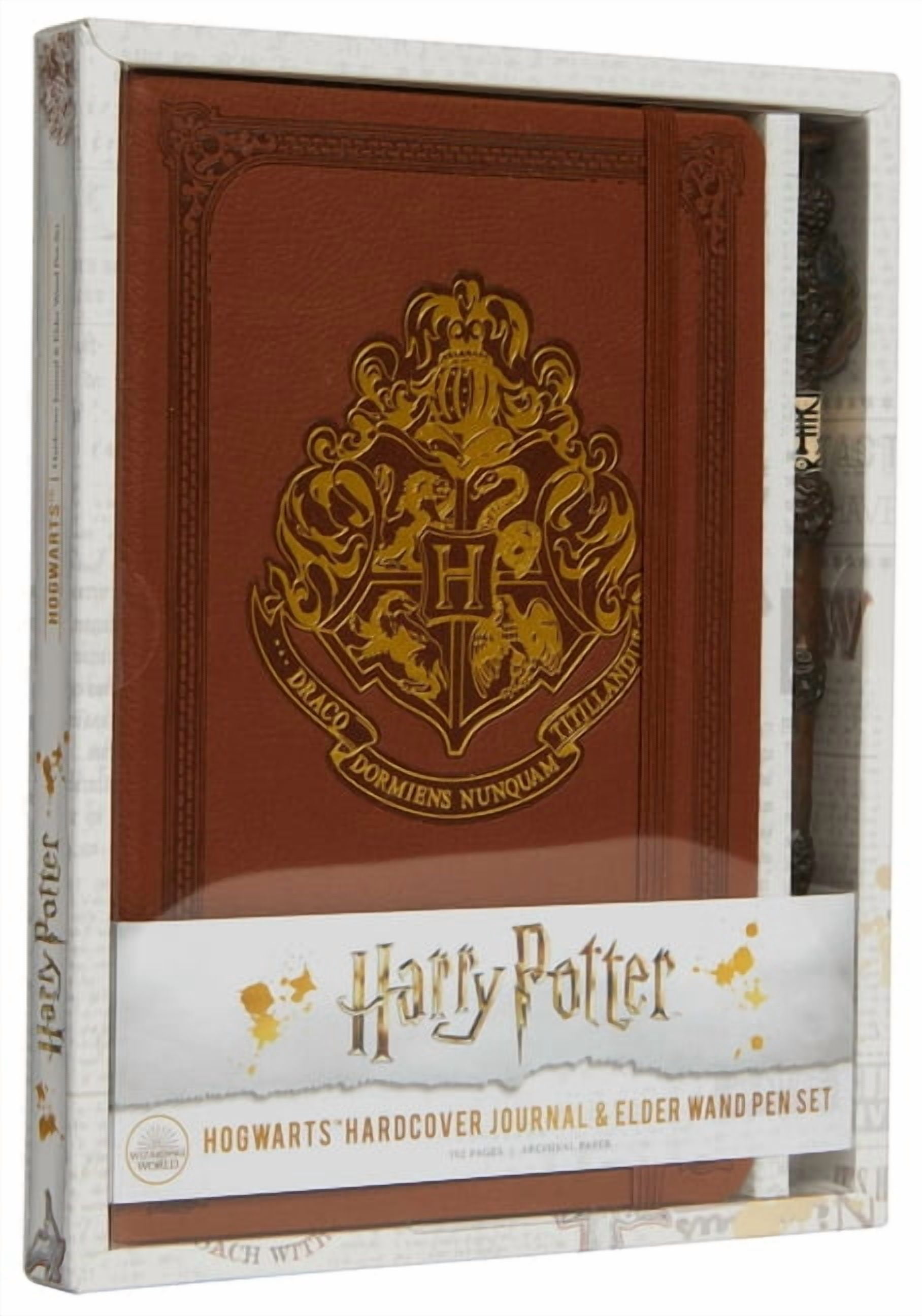 INSIGHT EDITIONS Harry Potter Harry Potter: Hogwarts Hardcover Journal and Elder Wand Pen Set, (Hardcover)