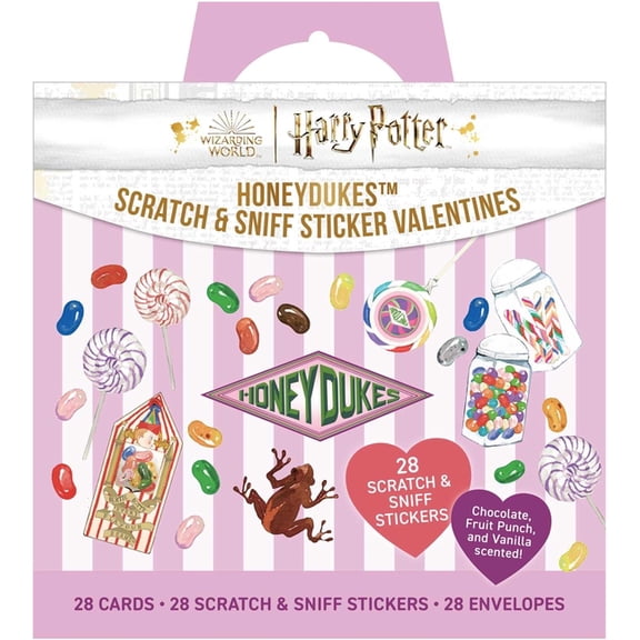 Harry Potter Harry Potter: Honeydukes Scratch & Sniff Sticker Valentines: School Valentines, (Paperback)