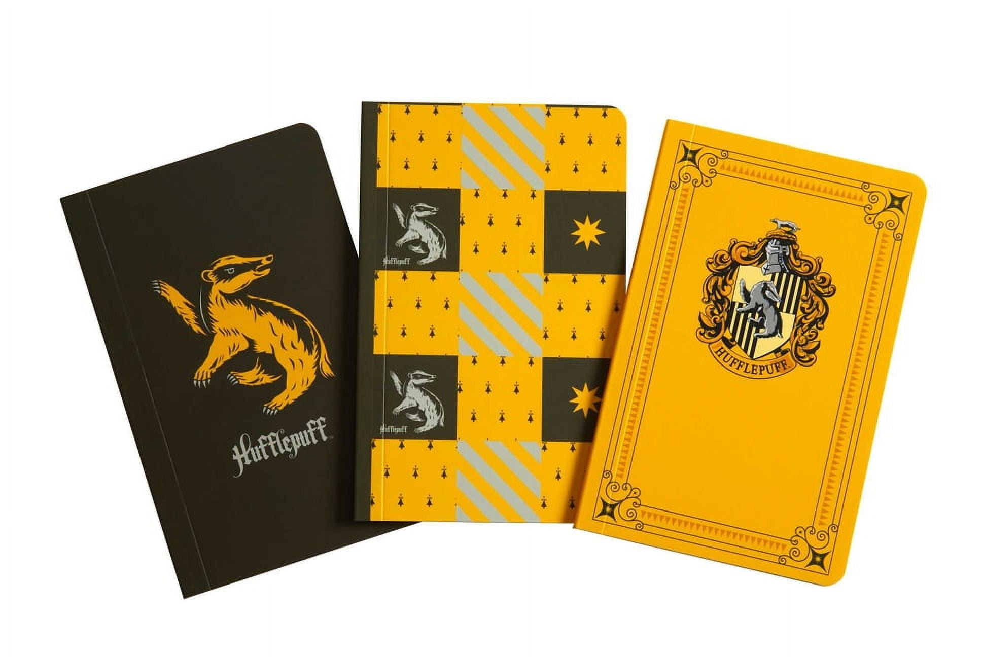 INSIGHT EDITIONS Harry Potter Harry Potter: Hufflepuff Pocket Notebook Collection (Set of 3), (Paperback)