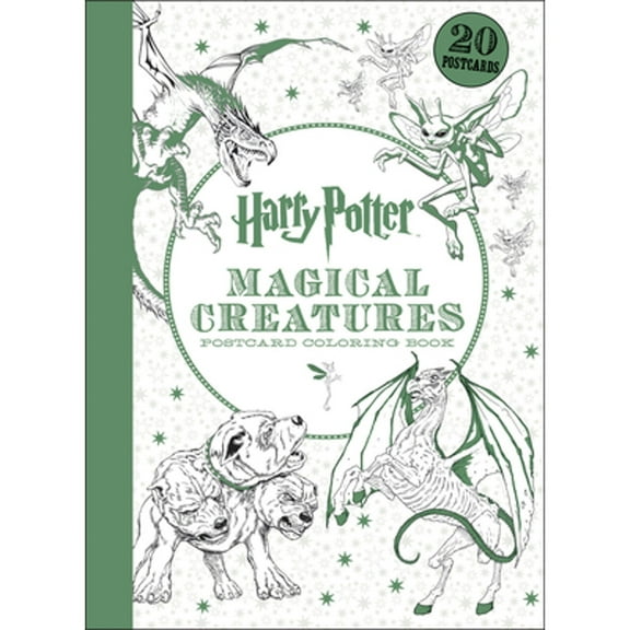 Pre-Owned Harry Potter Magical Creatures Postcard Coloring Book (Unknown) 1338054597 9781338054590