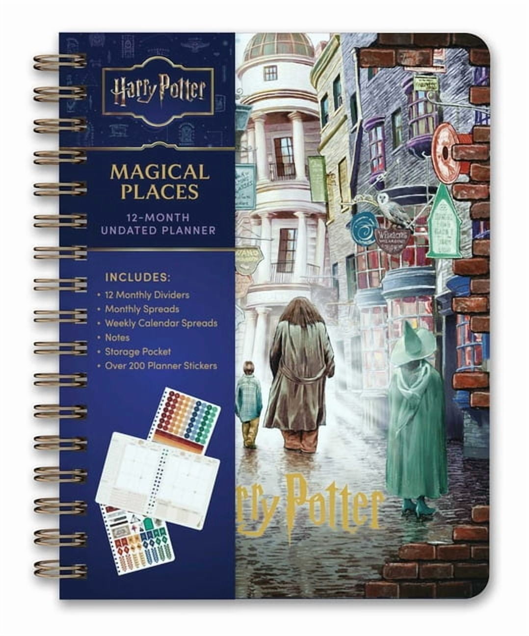 Harry Potter Magical Places 12Month Undated Planner Hardcover