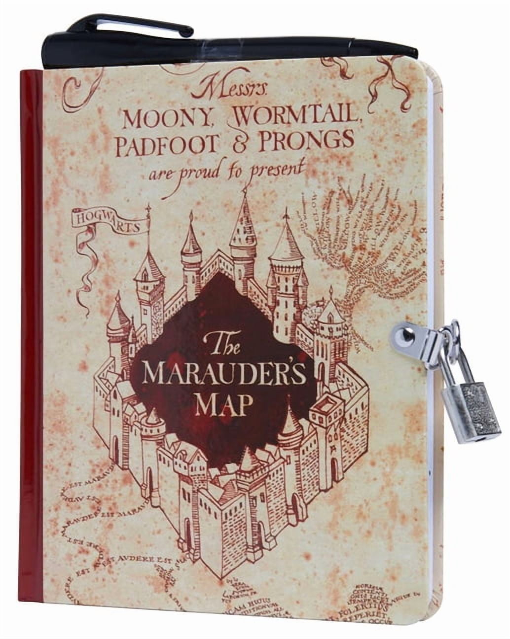 INSIGHT EDITIONS Harry Potter Harry Potter: Marauder's Map Invisible Ink Lock & Key Diary, (Paperback)