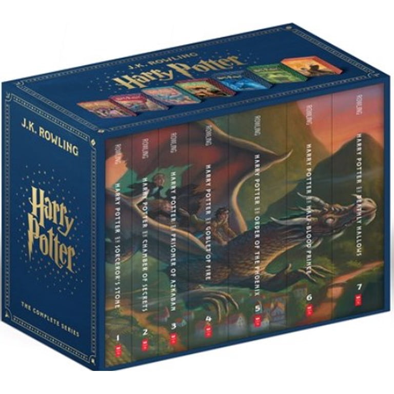 Harry Potter Paperback Box Set 1-7 Deluxe Edition with Stenciled